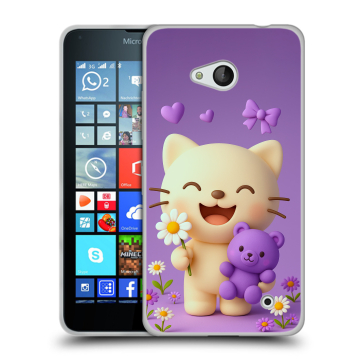 Пластиковый чехол на Microsoft Lumia 640 с принтом для девочек Пластиковый чехол на Microsoft Lumia 640 с принтом для девочек