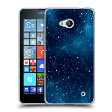 Пластиковый чехол на Microsoft Lumia 640 с принтом Космос звезды