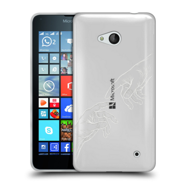 Пластиковый чехол на Microsoft Lumia 640 с принтом Сотворение мира