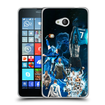 Пластиковый чехол на Microsoft Lumia 640 с принтом Реал Роналдо Пластиковый чехол на Microsoft Lumia 640 с принтом Реал Роналдо