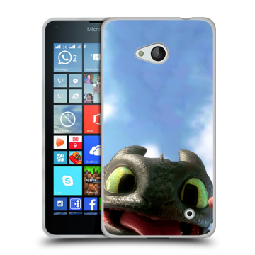 Пластиковый чехол на Microsoft Lumia 640 с принтом Как приручить дракона Пластиковый чехол на Microsoft Lumia 640 с принтом Как приручить дракона