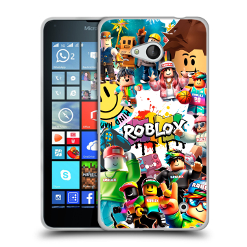 Пластиковый чехол на Microsoft Lumia 640 с принтом Roblox Роблокс Пластиковый чехол на Microsoft Lumia 640 с принтом Roblox Роблокс