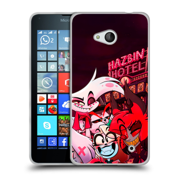 Пластиковый чехол на Microsoft Lumia 640 с принтом Hazbin Hotel Отель Хазбин Пластиковый чехол на Microsoft Lumia 640 с принтом Hazbin Hotel Отель Хазбин