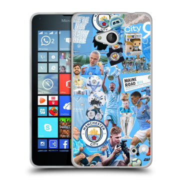 Пластиковый чехол на Microsoft Lumia 640 с принтом Man City Манчестер Сити Пластиковый чехол на Microsoft Lumia 640 с принтом Man City Манчестер Сити