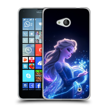 Пластиковый чехол на Microsoft Lumia 640 с принтом Холодное сердце Frozen Пластиковый чехол на Microsoft Lumia 640 с принтом Холодное сердце Frozen