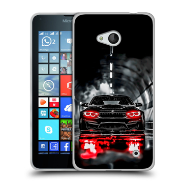 Пластиковый чехол на Microsoft Lumia 640 с принтом BMW БМВ Пластиковый чехол на Microsoft Lumia 640 с принтом BMW БМВ