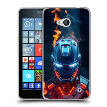 Пластиковый чехол на Microsoft Lumia 640 с принтом IronMan Железный человек