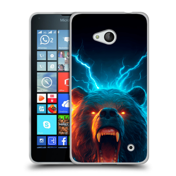 Пластиковый чехол на Microsoft Lumia 640 с принтом Медведь Пластиковый чехол на Microsoft Lumia 640 с принтом Медведь