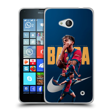 Пластиковый чехол на Microsoft Lumia 640 с принтом Барселона Barca Yamal Пластиковый чехол на Microsoft Lumia 640 с принтом Барселона Barca Yamal