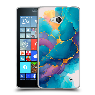 Пластиковый чехол на Microsoft Lumia 640 с принтом Мрамор блестки Пластиковый чехол на Microsoft Lumia 640 с принтом Мрамор блестки
