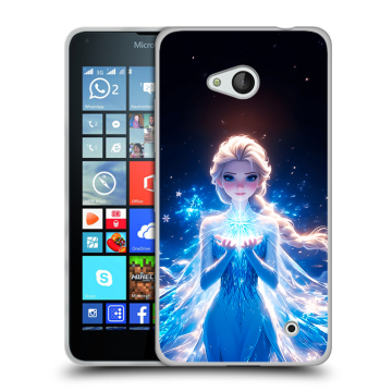 Пластиковый чехол на Microsoft Lumia 640 с принтом Холодное сердце Frozen Пластиковый чехол на Microsoft Lumia 640 с принтом Холодное сердце Frozen
