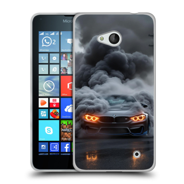 Пластиковый чехол на Microsoft Lumia 640 с принтом BMW БМВ Пластиковый чехол на Microsoft Lumia 640 с принтом BMW БМВ