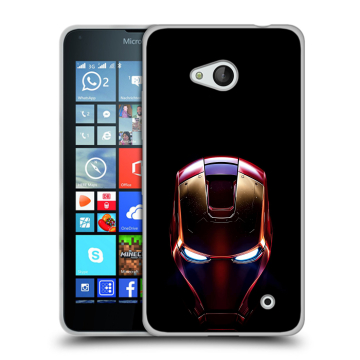 Пластиковый чехол на Microsoft Lumia 640 с принтом IronMan Железный человек Пластиковый чехол на Microsoft Lumia 640 с принтом IronMan Железный человек