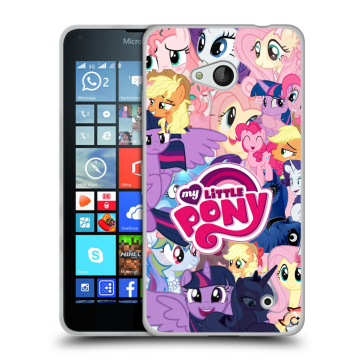 Пластиковый чехол на Microsoft Lumia 640 с принтом My little pony Дружба чудо Пластиковый чехол на Microsoft Lumia 640 с принтом My little pony Дружба чудо