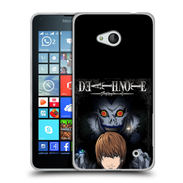Пластиковый чехол на Microsoft Lumia 640 с принтом Death note Тетрадь смерти Пластиковый чехол на Microsoft Lumia 640 с принтом Death note Тетрадь смерти