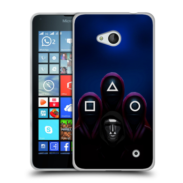 Пластиковый чехол на Microsoft Lumia 640 с принтом Игра Кальмара Пластиковый чехол на Microsoft Lumia 640 с принтом Игра Кальмара