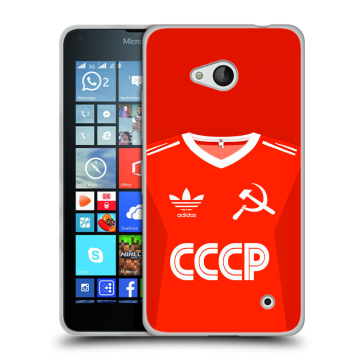 Пластиковый чехол на Microsoft Lumia 640 с принтом Флаг Герб СССР Пластиковый чехол на Microsoft Lumia 640 с принтом Флаг Герб СССР