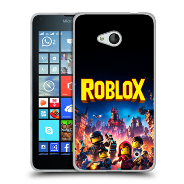 Пластиковый чехол на Microsoft Lumia 640 с принтом Roblox Роблокс Пластиковый чехол на Microsoft Lumia 640 с принтом Roblox Роблокс