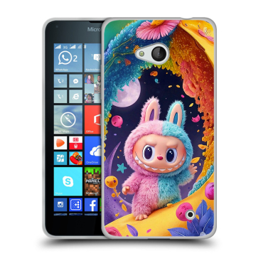 Пластиковый чехол на Microsoft Lumia 640 с принтом Labubu Лабубу