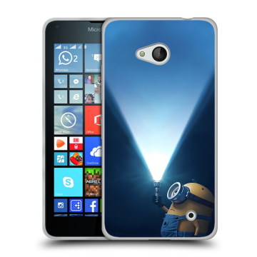 Пластиковый чехол на Microsoft Lumia 640 с принтом Миньоны Пластиковый чехол на Microsoft Lumia 640 с принтом Миньоны