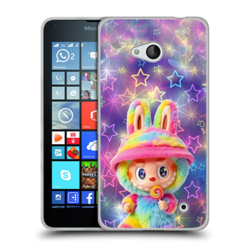 Пластиковый чехол на Microsoft Lumia 640 с принтом Labubu Лабубу