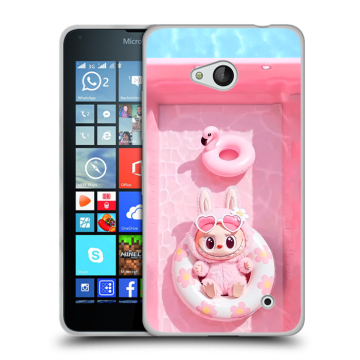 Пластиковый чехол на Microsoft Lumia 640 с принтом Labubu Лабубу Пластиковый чехол на Microsoft Lumia 640 с принтом Labubu Лабубу