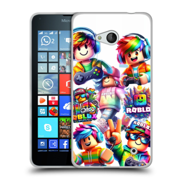Пластиковый чехол на Microsoft Lumia 640 с принтом Roblox Роблокс Пластиковый чехол на Microsoft Lumia 640 с принтом Roblox Роблокс