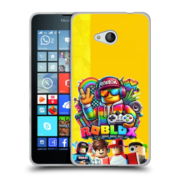 Пластиковый чехол на Microsoft Lumia 640 с принтом Roblox Роблокс