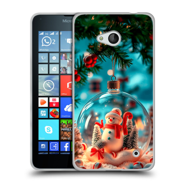 Пластиковый чехол на Microsoft Lumia 640 с принтом Новый год Пластиковый чехол на Microsoft Lumia 640 с принтом Новый год