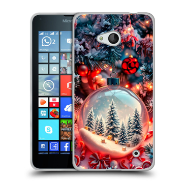 Пластиковый чехол на Microsoft Lumia 640 с принтом Новый год Пластиковый чехол на Microsoft Lumia 640 с принтом Новый год