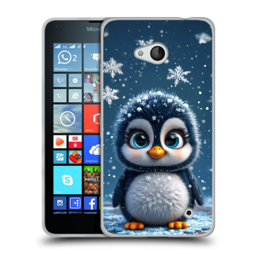 Пластиковый чехол на Microsoft Lumia 640 с принтом Новый год Пластиковый чехол на Microsoft Lumia 640 с принтом Новый год