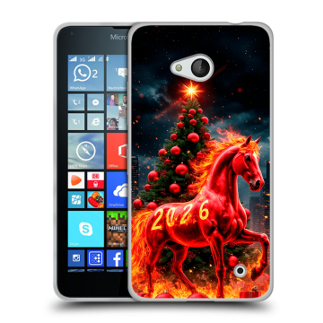 Пластиковый чехол на Microsoft Lumia 640 с принтом Новый год Пластиковый чехол на Microsoft Lumia 640 с принтом Новый год
