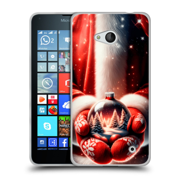 Пластиковый чехол на Microsoft Lumia 640 с принтом Новый год Пластиковый чехол на Microsoft Lumia 640 с принтом Новый год