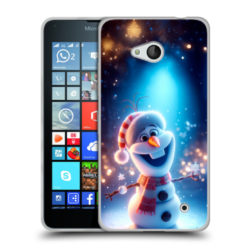 Пластиковый чехол на Microsoft Lumia 640 с принтом Новый год Пластиковый чехол на Microsoft Lumia 640 с принтом Новый год