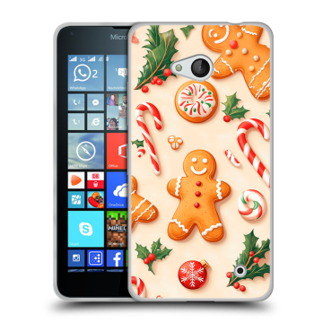 Пластиковый чехол на Microsoft Lumia 640 с принтом Новый год Пластиковый чехол на Microsoft Lumia 640 с принтом Новый год