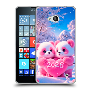 Пластиковый чехол на Microsoft Lumia 640 с принтом Новый год Пластиковый чехол на Microsoft Lumia 640 с принтом Новый год