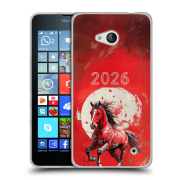 Пластиковый чехол на Microsoft Lumia 640 с принтом Новый год Пластиковый чехол на Microsoft Lumia 640 с принтом Новый год