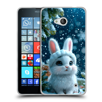 Пластиковый чехол на Microsoft Lumia 640 с принтом Новый год Пластиковый чехол на Microsoft Lumia 640 с принтом Новый год