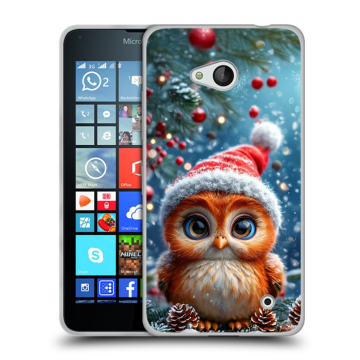 Пластиковый чехол на Microsoft Lumia 640 с принтом Новый год