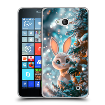 Пластиковый чехол на Microsoft Lumia 640 с принтом Новый год