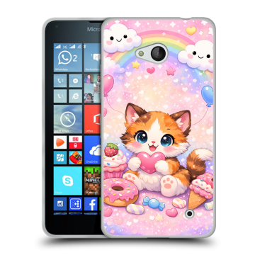 Пластиковый чехол на Microsoft Lumia 640 с принтом для девочек Пластиковый чехол на Microsoft Lumia 640 с принтом для девочек