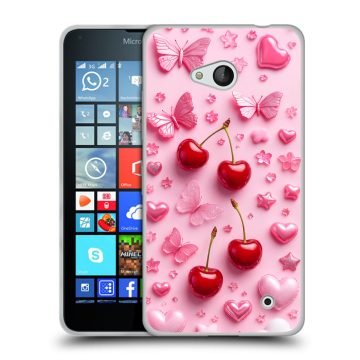 Пластиковый чехол на Microsoft Lumia 640 с принтом для девочек Пластиковый чехол на Microsoft Lumia 640 с принтом для девочек