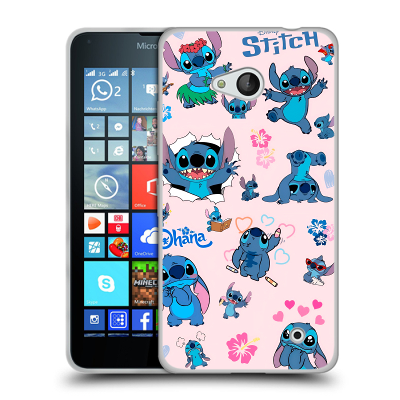 Пластиковый чехол на Microsoft Lumia 640 с принтом Лило и Стич Пластиковый чехол на Microsoft Lumia 640 с принтом Лило и Стич