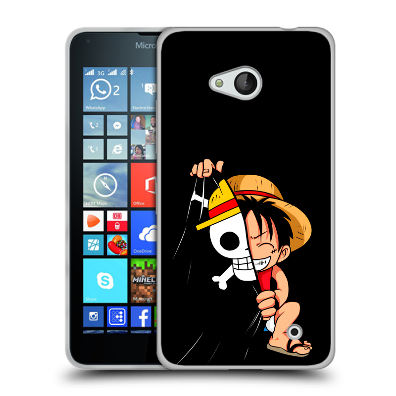 Пластиковый чехол на Microsoft Lumia 640 с принтом One Piece Ван Пис Пластиковый чехол на Microsoft Lumia 640 с принтом One Piece Ван Пис