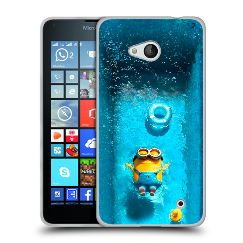 Пластиковый чехол на Microsoft Lumia 640 с принтом Миньоны Пластиковый чехол на Microsoft Lumia 640 с принтом Миньоны