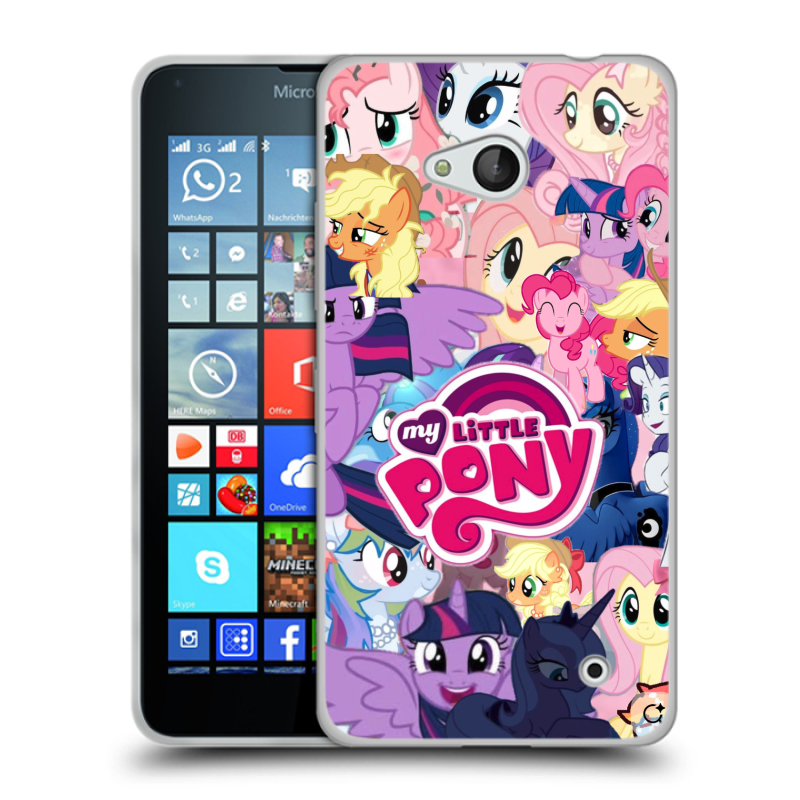 Пластиковый чехол на Microsoft Lumia 640 с принтом My little pony Дружба чудо Пластиковый чехол на Microsoft Lumia 640 с принтом My little pony Дружба чудо