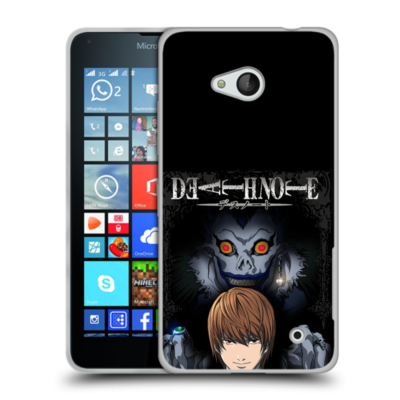 Пластиковый чехол на Microsoft Lumia 640 с принтом Death note Тетрадь смерти Пластиковый чехол на Microsoft Lumia 640 с принтом Death note Тетрадь смерти
