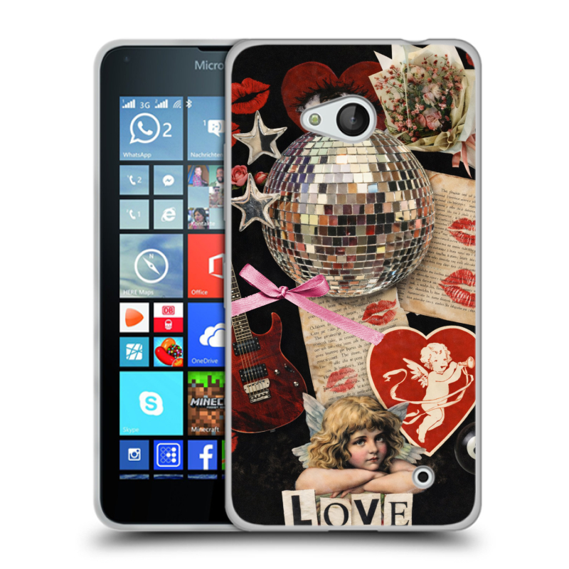 Пластиковый чехол на Microsoft Lumia 640 с принтом для девочек Пластиковый чехол на Microsoft Lumia 640 с принтом для девочек