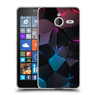 Пластиковый чехол на Microsoft Lumia 640 XL с принтом Геометрия неона Пластиковый чехол на Microsoft Lumia 640 XL с принтом Геометрия неона