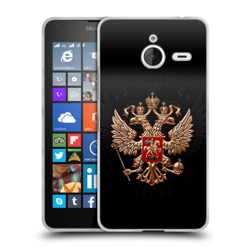 Пластиковый чехол на Microsoft Lumia 640 XL с принтом Герб России Пластиковый чехол на Microsoft Lumia 640 XL с принтом Герб России